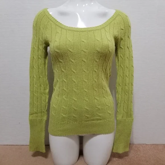 American Eagle sweater Small pullover cable knit long sleeve Twilight - Picture 1 of 10